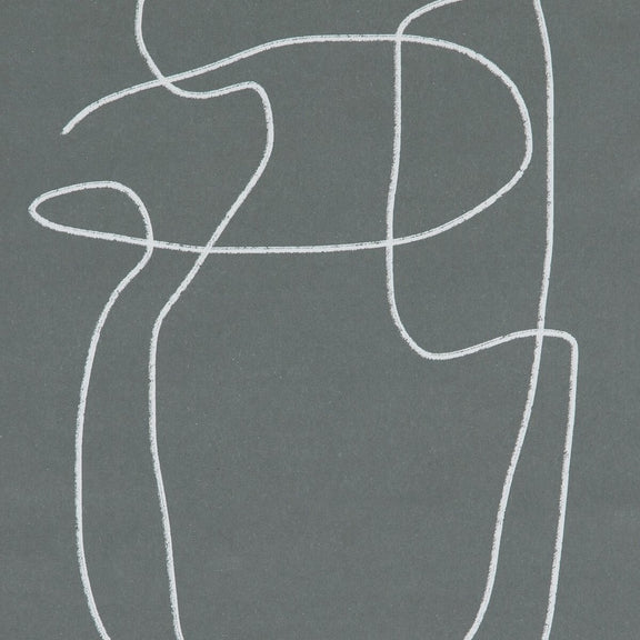 Line Abstract 2 by Dan Hobday - Natural Maple Floater