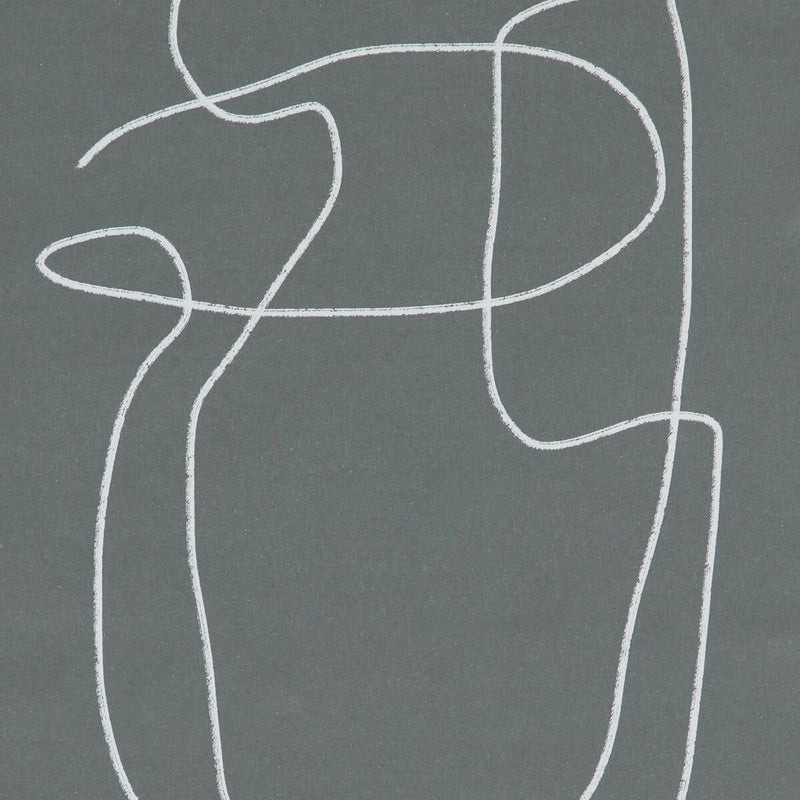 Line Abstract 2 by Dan Hobday - Natural Maple Floater