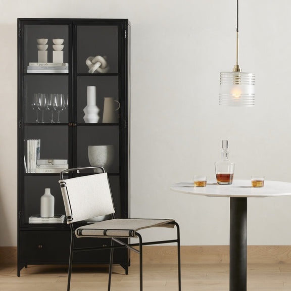 Shadow Box Cabinet - Black