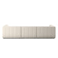 Langham Channeled 3-Piece Sectional - Crypton Nomad Snow