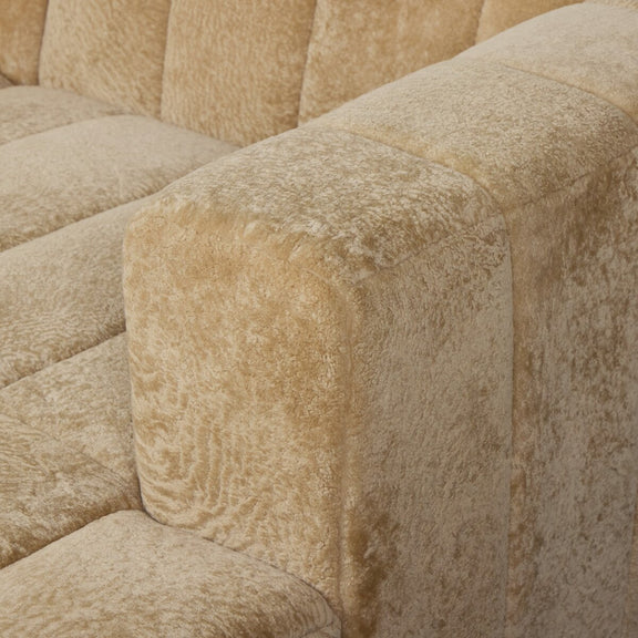 Langham Channeled 3-Piece Sectional - Ravello Camel