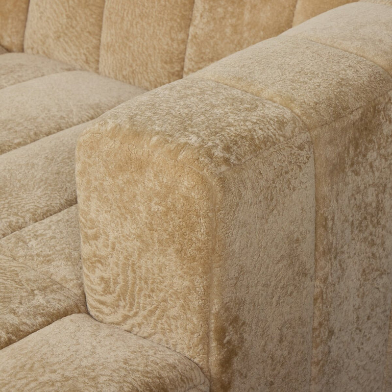 Langham Channeled 3-Piece Sectional - Ravello Camel