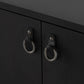 Isador Bar Cabinet - Black Wash Poplar