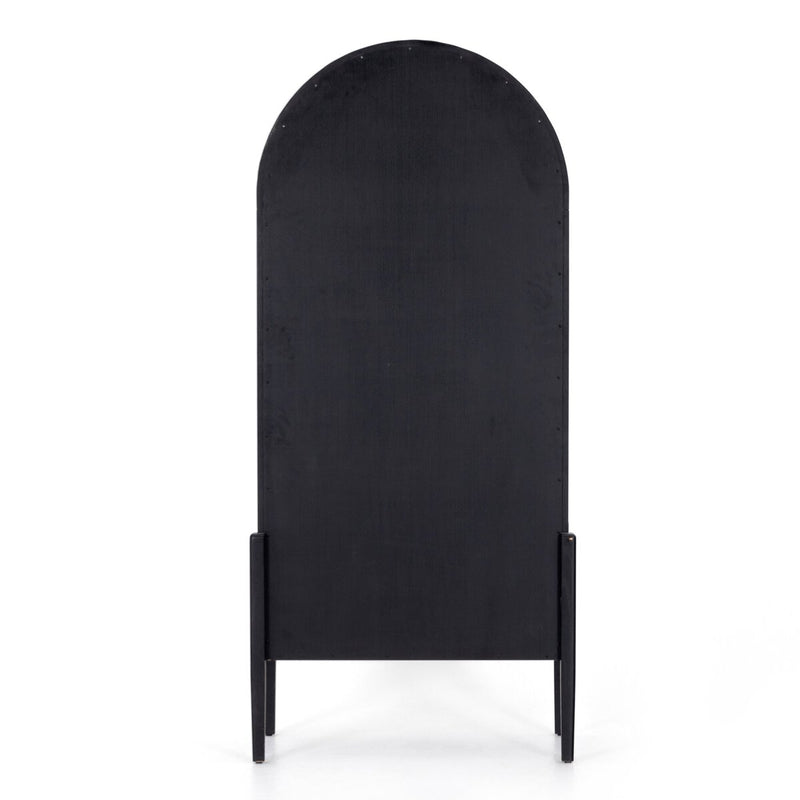 Tolle Cabinet - Drifted Matte Black & Drifted Oak