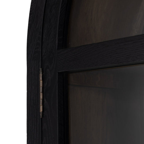 Tolle Cabinet - Drifted Matte Black & Drifted Oak