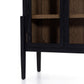 Tolle Cabinet - Drifted Matte Black & Drifted Oak