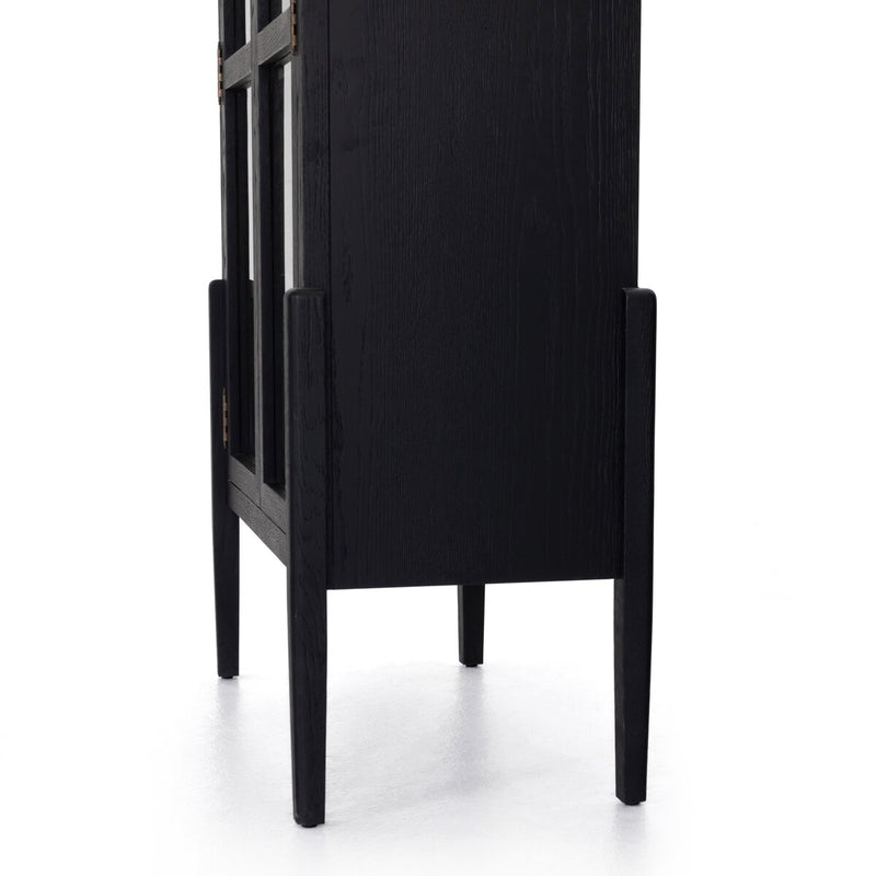 Tolle Cabinet - Drifted Matte Black & Drifted Oak