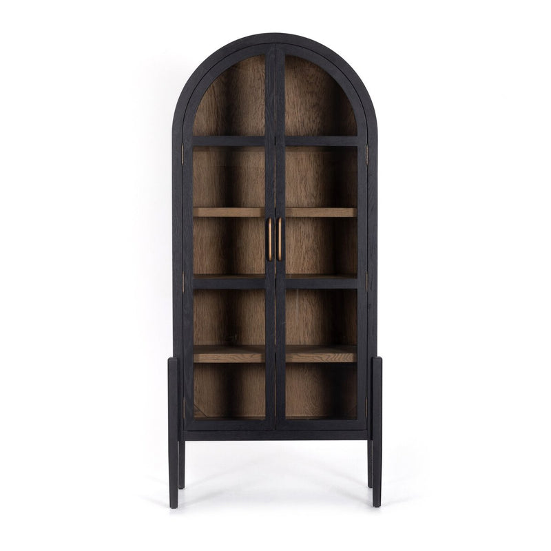 Tolle Cabinet - Drifted Matte Black & Drifted Oak