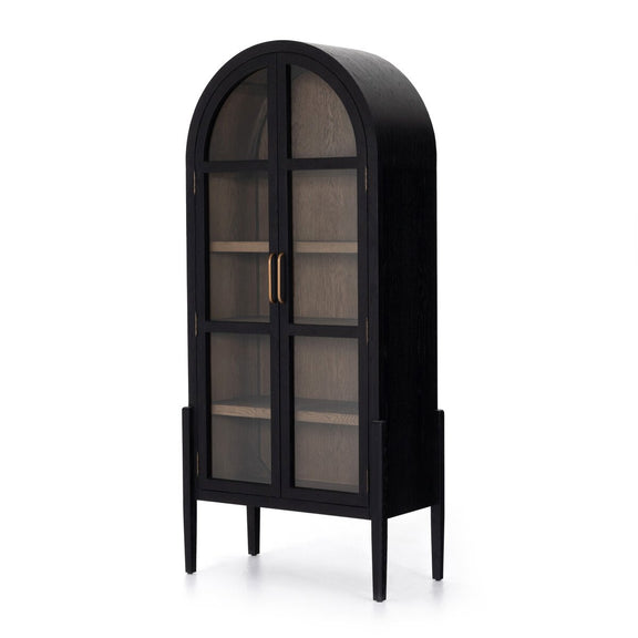 Tolle Cabinet - Drifted Matte Black & Drifted Oak