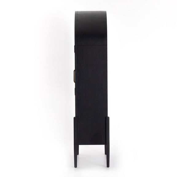 Tolle Cabinet - Drifted Matte Black & Drifted Oak