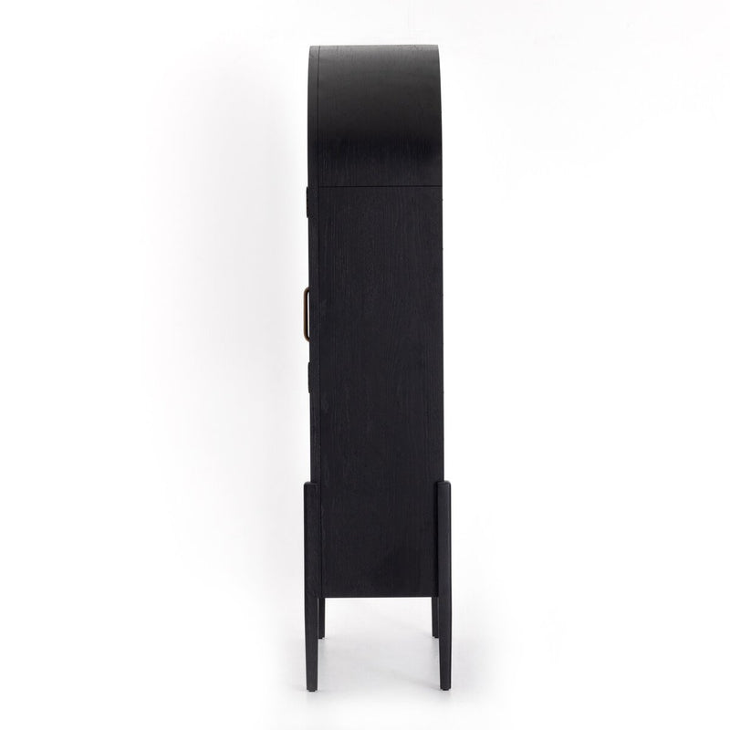 Tolle Cabinet - Drifted Matte Black & Drifted Oak