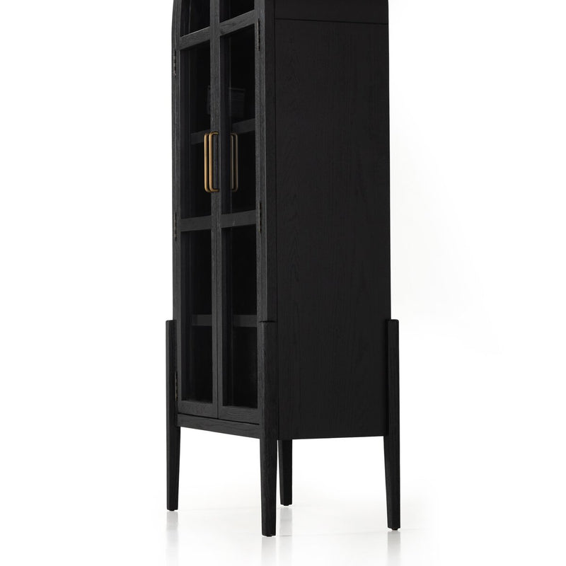 Tolle Cabinet - Drifted Matte Black Solid