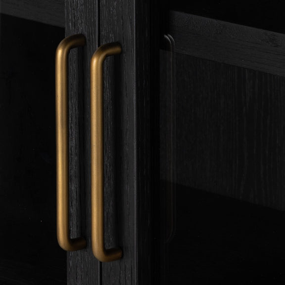 Tolle Cabinet - Drifted Matte Black Solid
