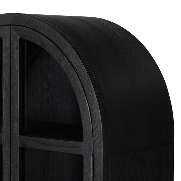 Tolle Cabinet - Drifted Matte Black Solid