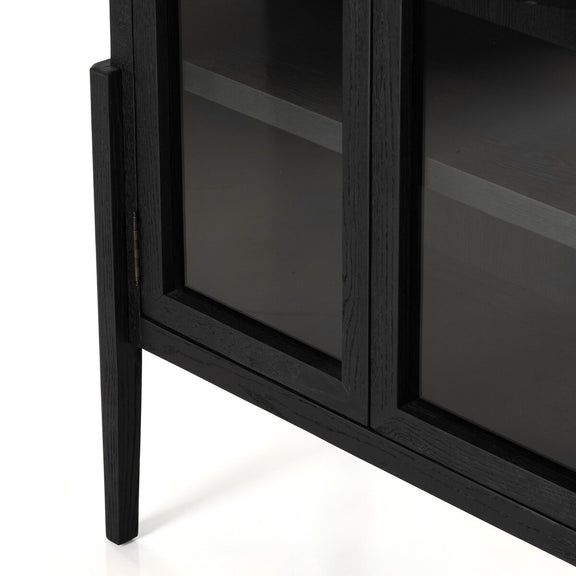 Tolle Cabinet - Drifted Matte Black Solid