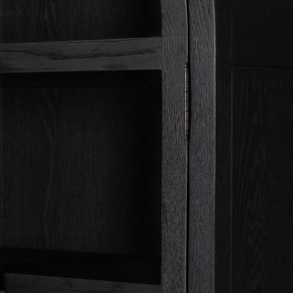 Tolle Cabinet - Drifted Matte Black Solid