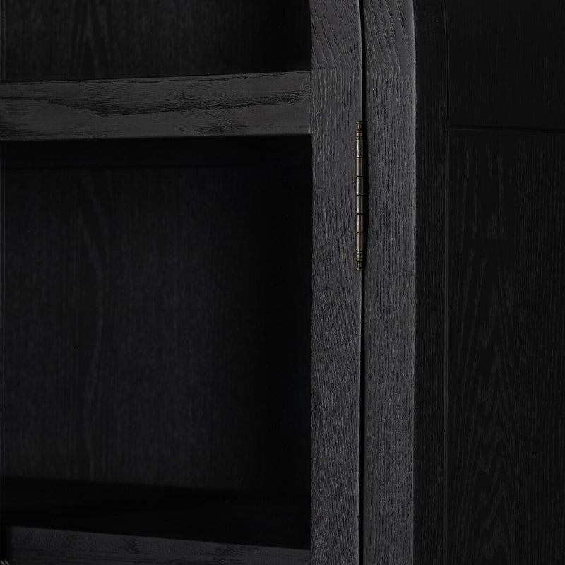 Tolle Cabinet - Drifted Matte Black Solid