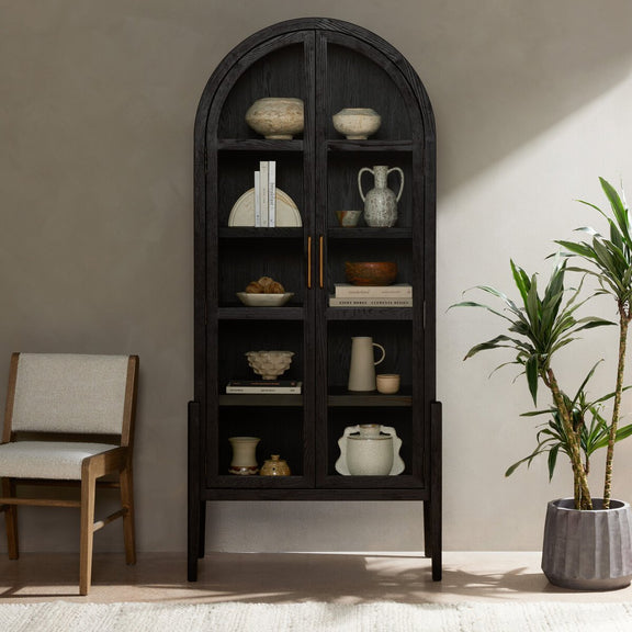 Tolle Cabinet - Drifted Matte Black Solid