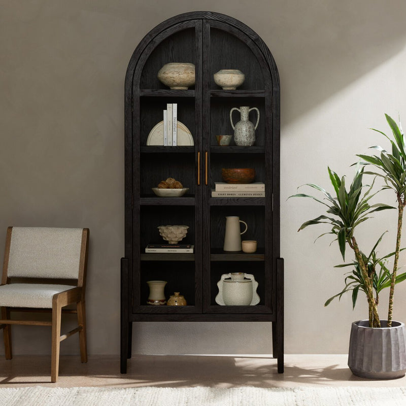 Tolle Cabinet - Drifted Matte Black Solid