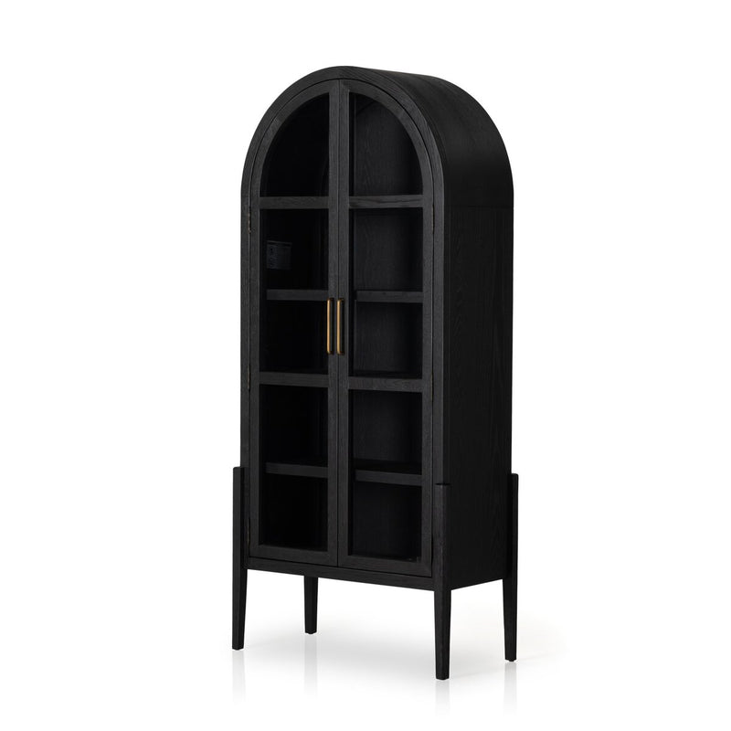Tolle Cabinet - Drifted Matte Black Solid