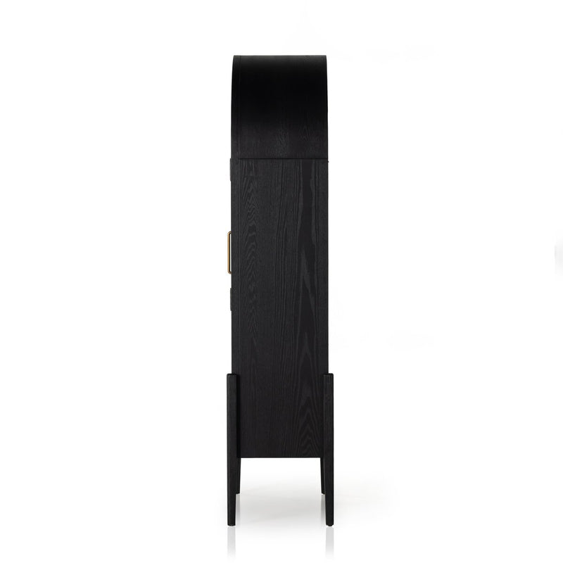 Tolle Cabinet - Drifted Matte Black Solid