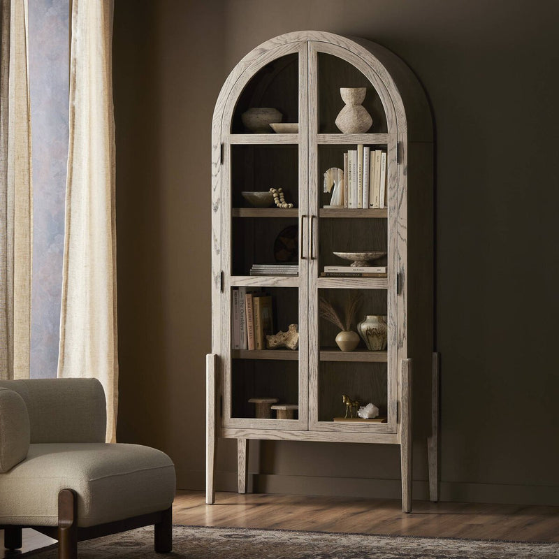 Tolle Cabinet - Rustic White Solid