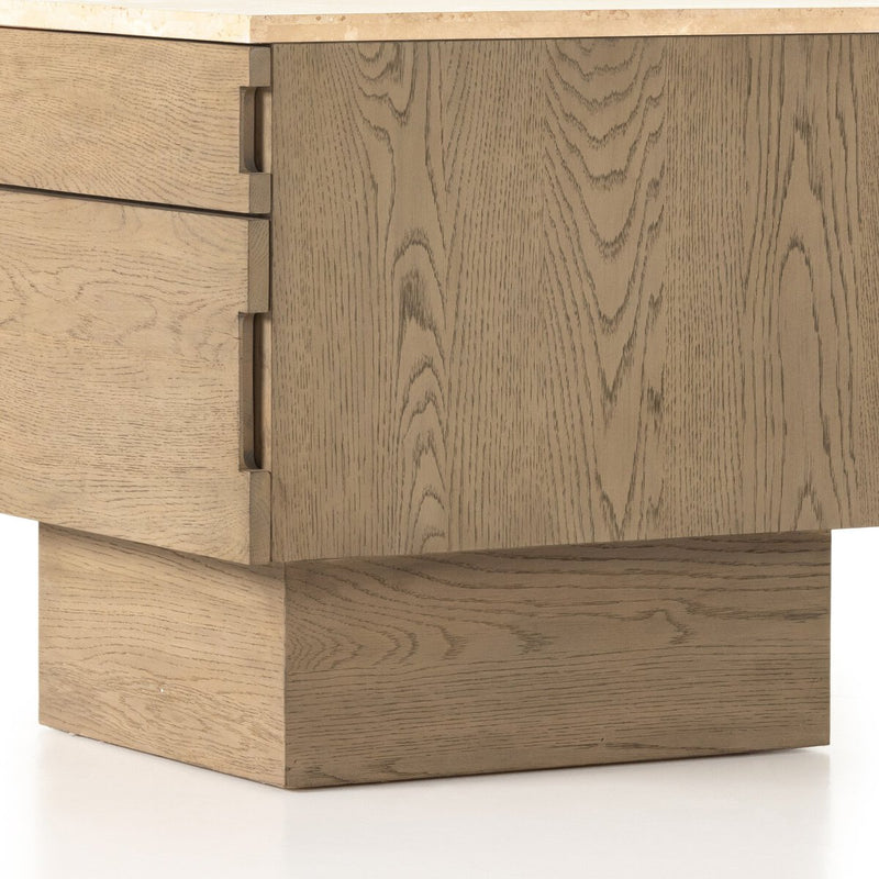 Jaylen Nightstand - Travertine