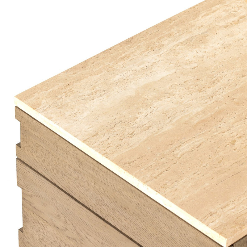 Jaylen Nightstand - Travertine