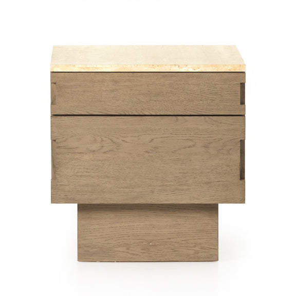 Jaylen Nightstand - Travertine