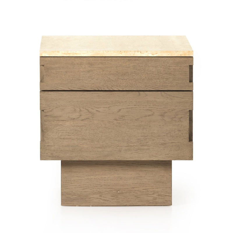 Jaylen Nightstand - Travertine