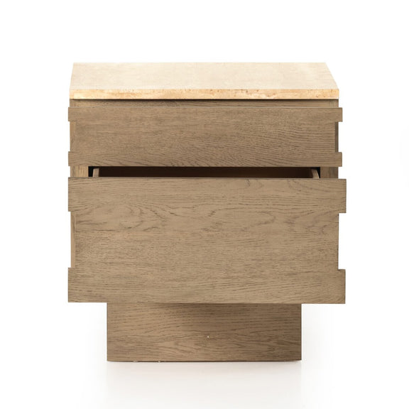 Jaylen Nightstand - Travertine