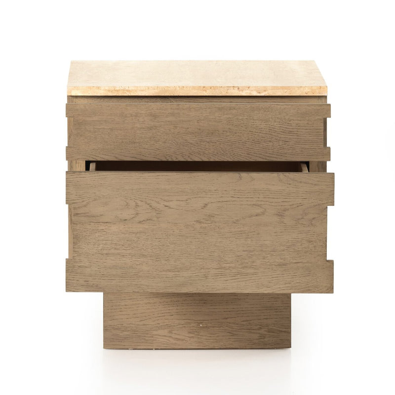 Jaylen Nightstand - Travertine