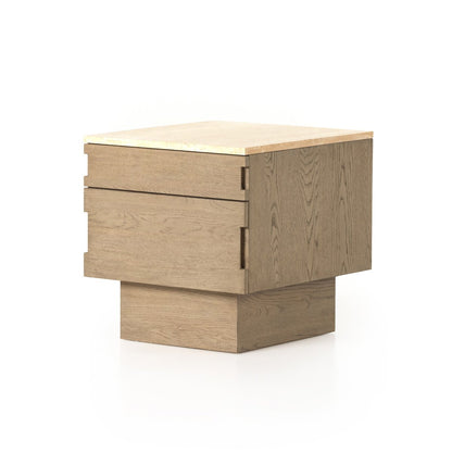 Jaylen Nightstand - Travertine