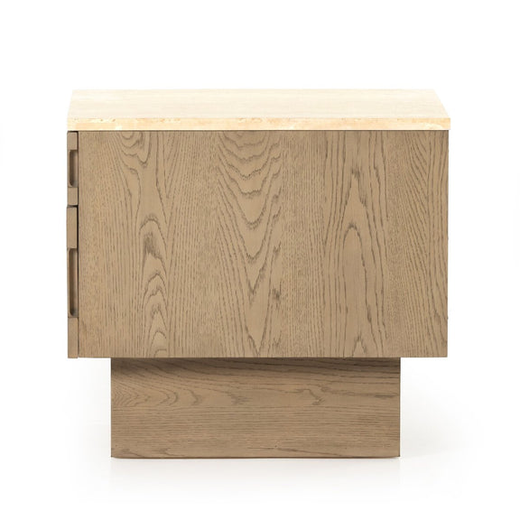 Jaylen Nightstand - Travertine