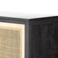 Caprice Narrow Cabinet - Black Wash Mango