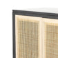 Caprice Narrow Cabinet - Black Wash Mango