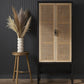 Caprice Narrow Cabinet - Black Wash Mango