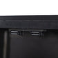 Caprice Narrow Cabinet - Black Wash Mango & Black Cane