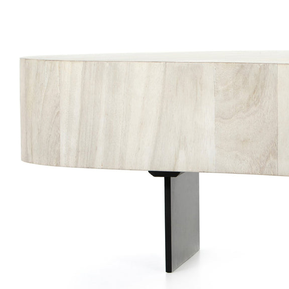 Avett Coffee Table - Bleached Guanacaste