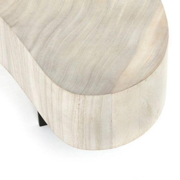 Avett Coffee Table - Bleached Guanacaste