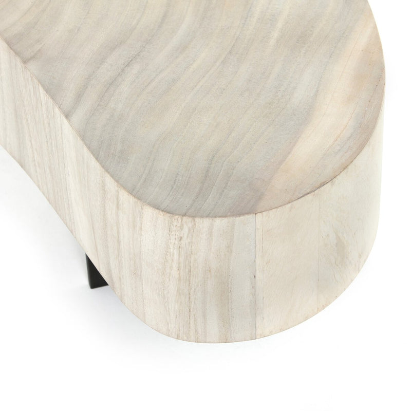 Avett Coffee Table - Bleached Guanacaste