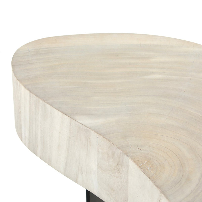 Avett Coffee Table - Bleached Guanacaste