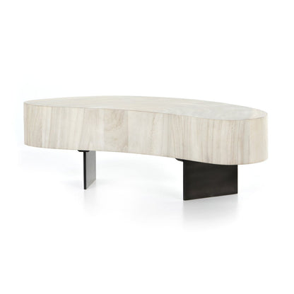 Avett Coffee Table - Bleached Guanacaste