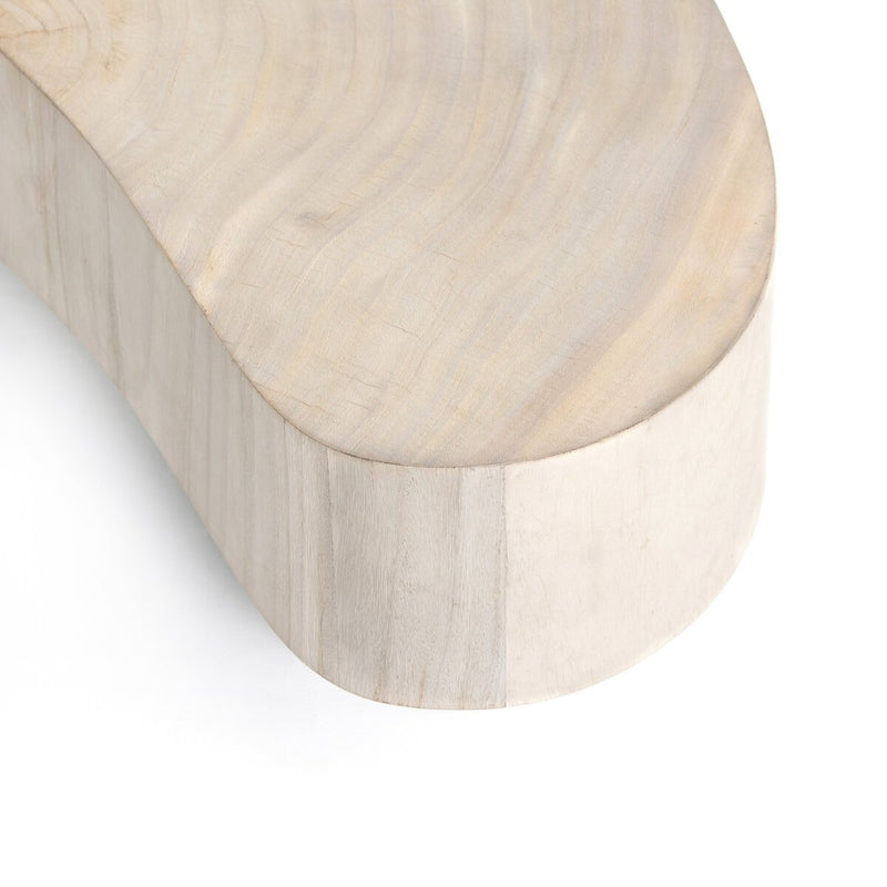Avett Coffee Table - Bleached Guanacaste