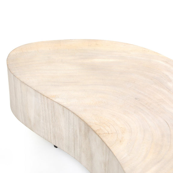 Avett Coffee Table - Bleached Guanacaste