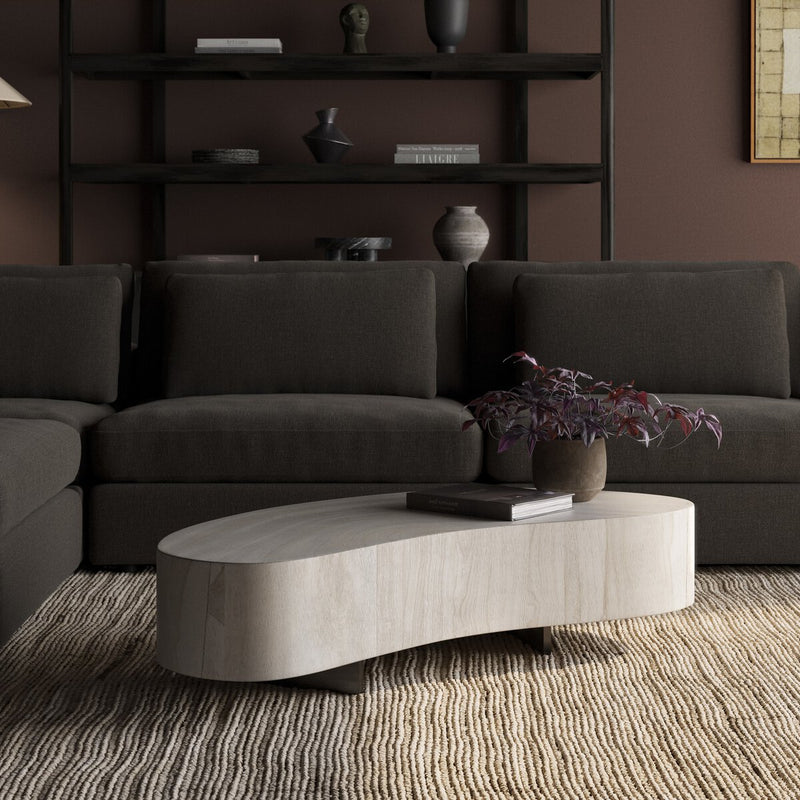 Avett Coffee Table - Bleached Guanacaste