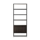 Kelby Bookcase - Carved Vintage Brown