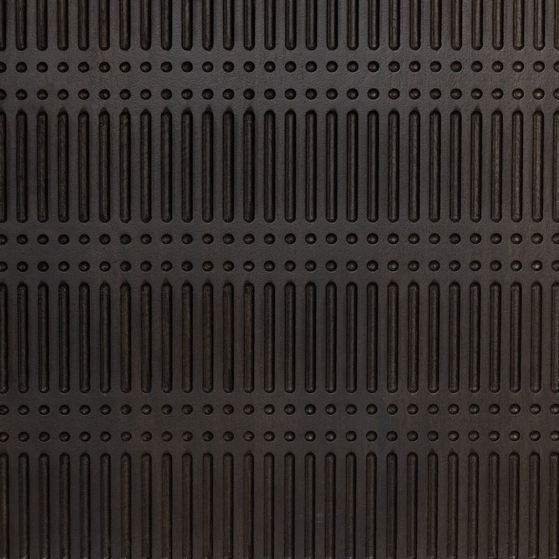 Kelby Bookcase - Carved Vintage Brown