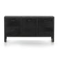 Lorne Media Console - Dark Reeded Totem