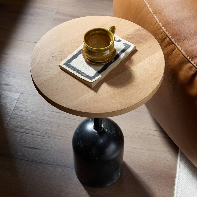 Fay Accent Table - Natural Oak